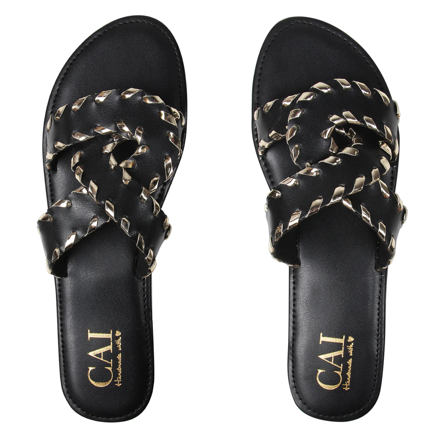 Cai Knotty Slide Black