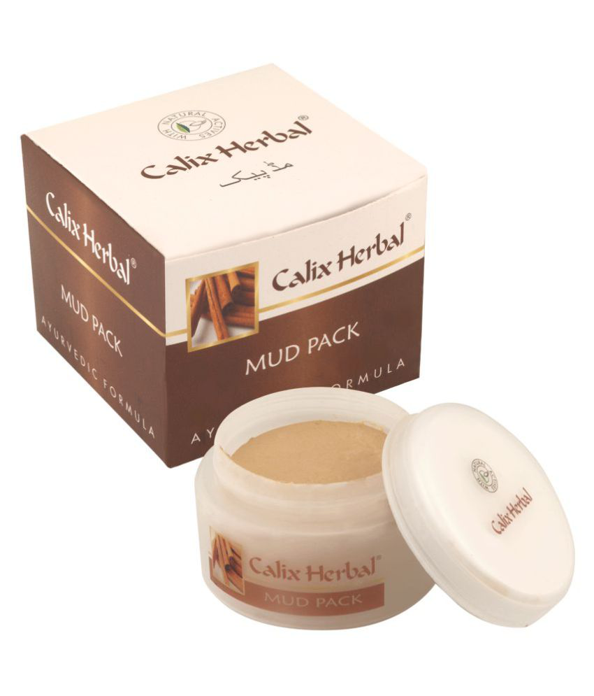 Calix Herbal Mud Pack for Acne Control and Skin Tone Balancing Face Pack 330g