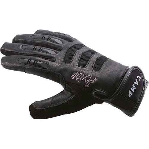 Camp Axion Leather Gloves - Black Small