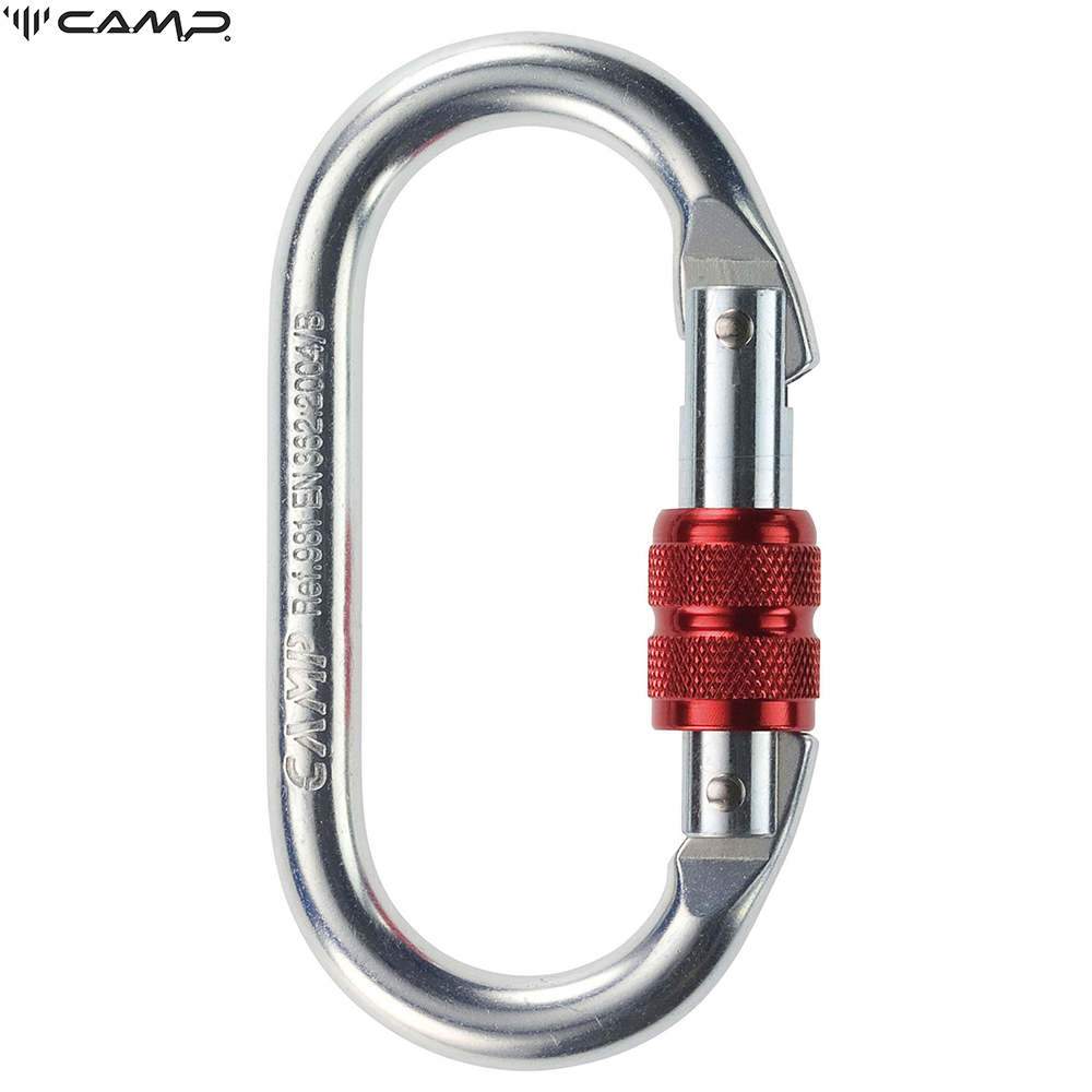 Camp Steel Oval Lock Carabiner