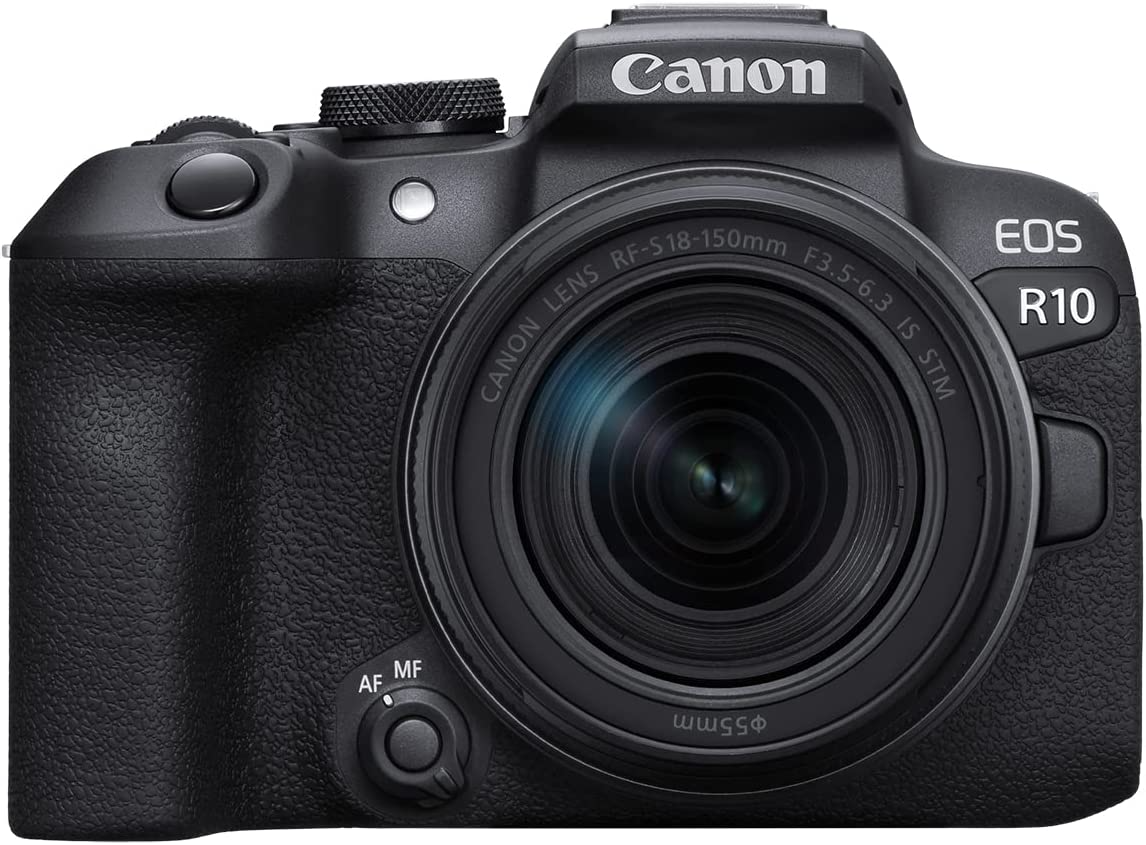 Canon Camera -  EOS R10 Mirrorless Camera Body with RF-S 18 - 150 mm F3.5-6.3 IS STM Lens Kit