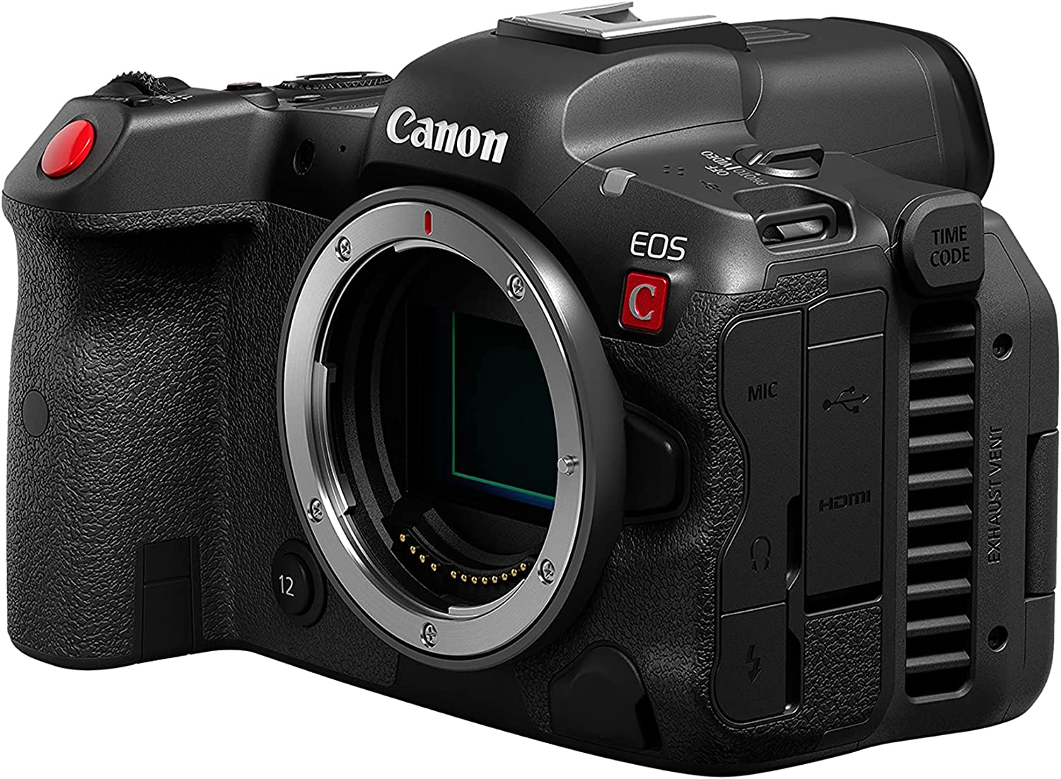Canon Camera - EOS R5 C Body - 8K/60P FF Sensor Pro Cinema/Photo Camera, RF Mount, Internal RAW, 8K HDMI RAW Out, 4K/2K Oversampling, Compact, Lightweight Design, Dual Pixel CMOS AF, VR With RF5.2mm Dual-Fisheye Lens