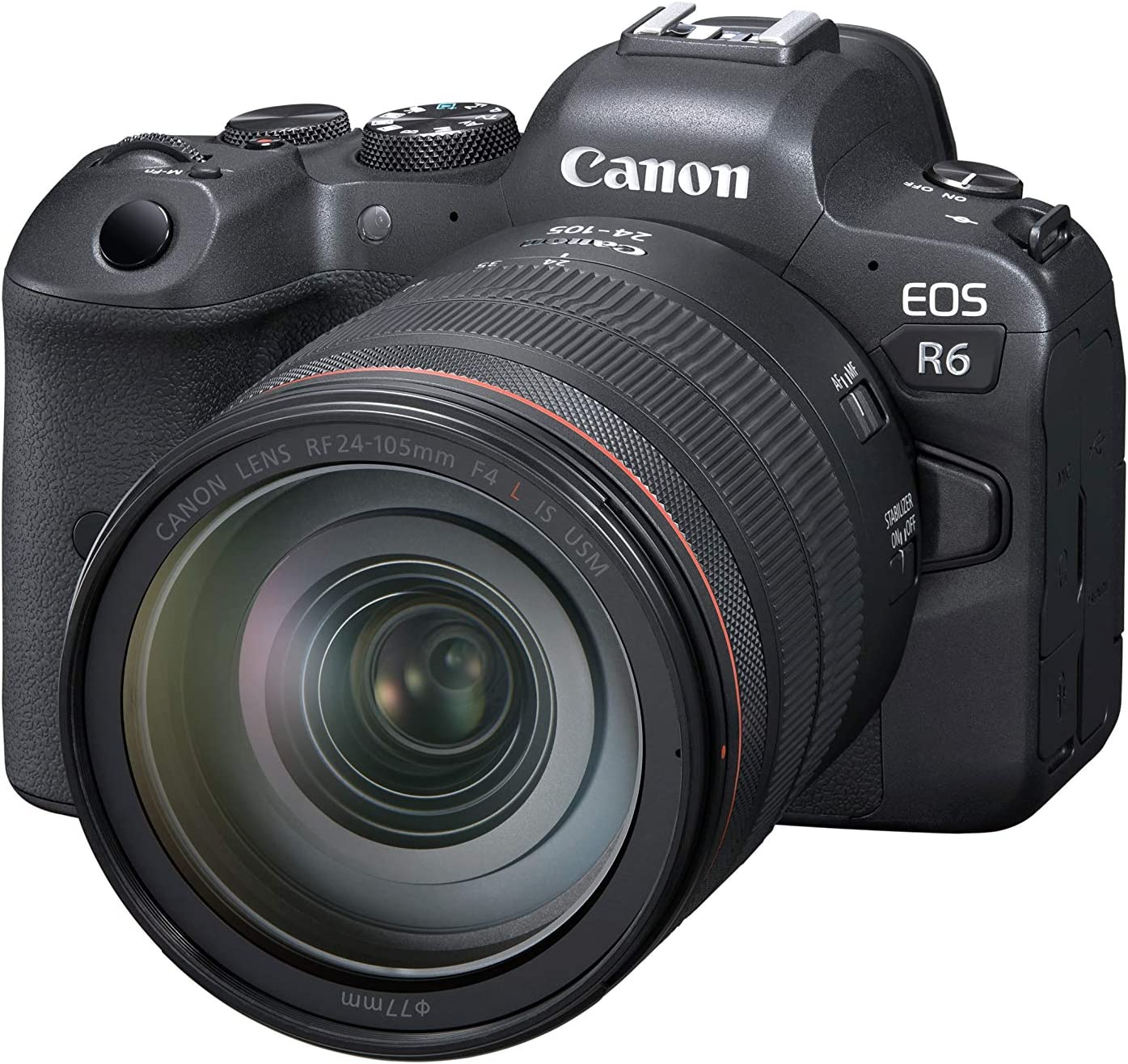 Canon Camera - EOS R6 Full Frame Mirrorless Camera - RF24-105mm F4 L is USM Lens Kit