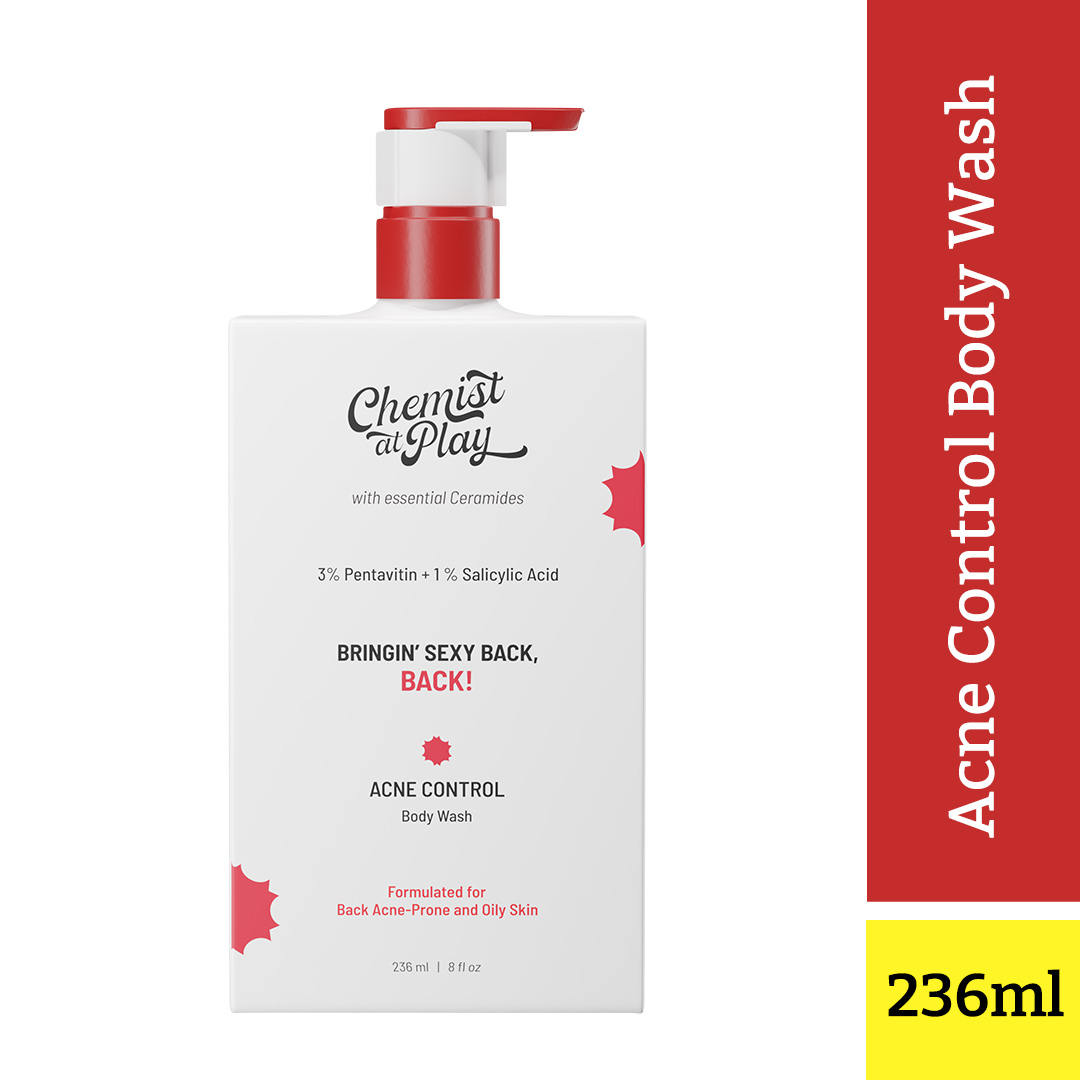 Chemist At Play Acne Control Body Wash 236ml (3% Pentavitin + 1% Salicylic Acid)