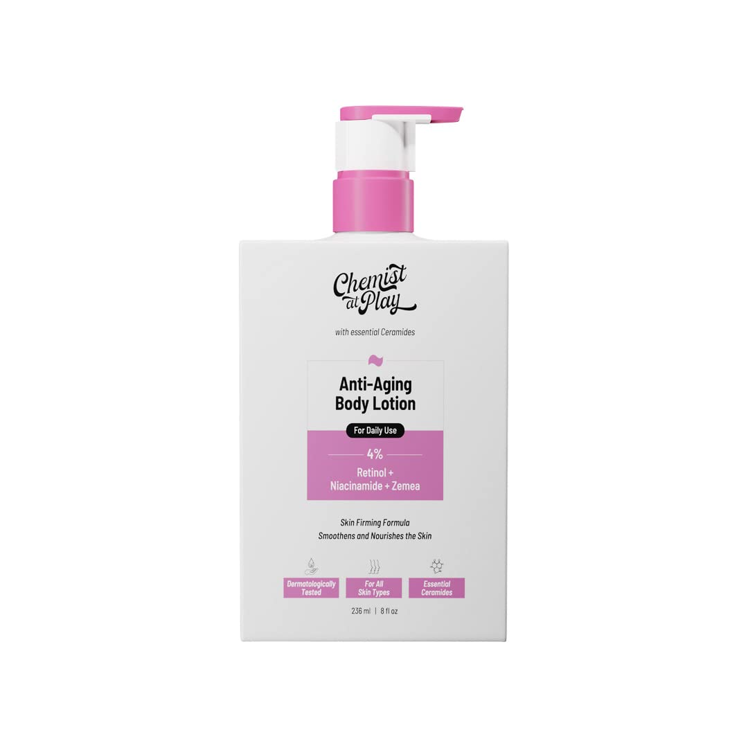 Chemist At Play Anti Aging Body Lotion - 236ML (4% Retinol + Niacinamide + Zemea)