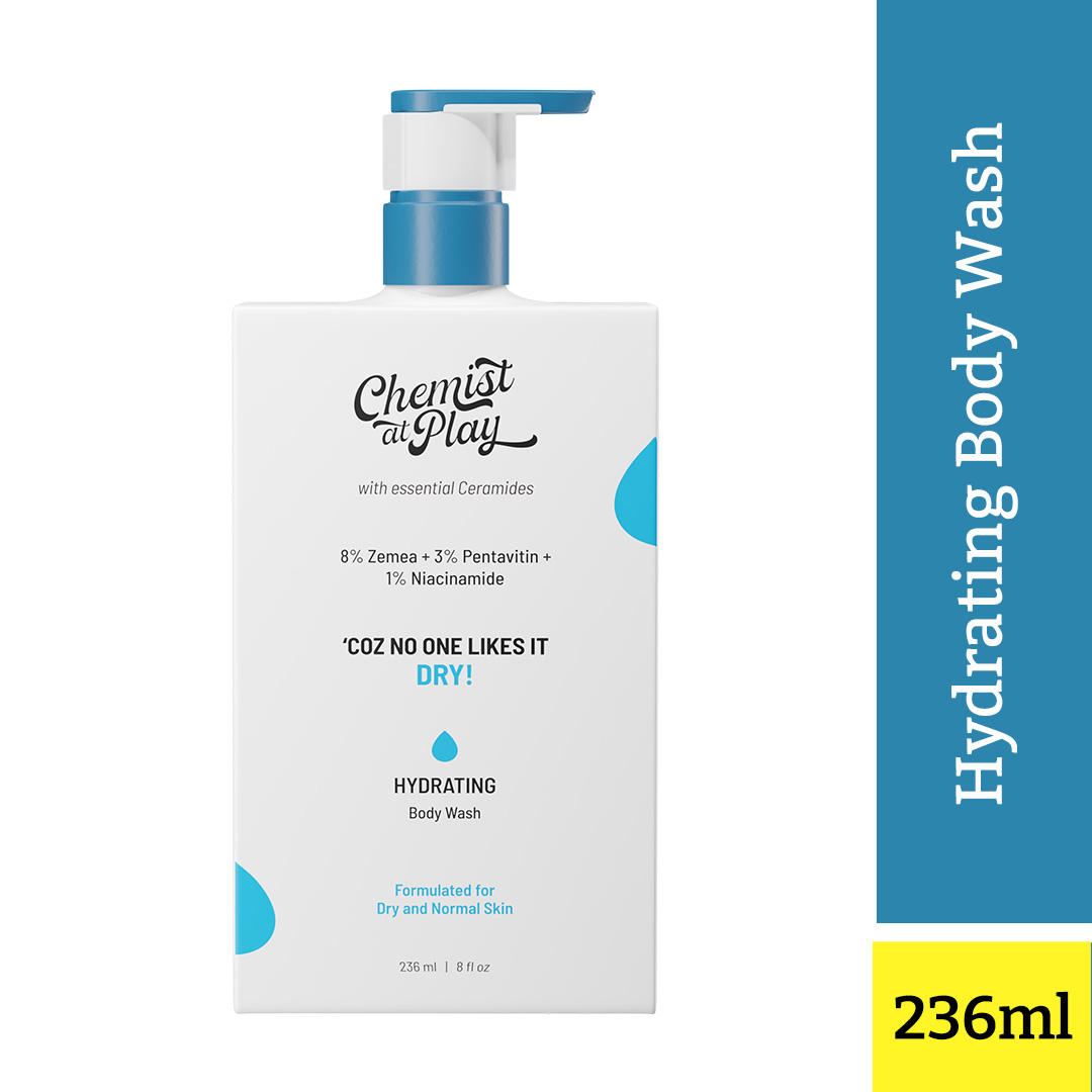Chemist At Play Hydrating Body Wash - 236ML (3% Pentavitin + 8% Zemea + 1% Niacinamide)