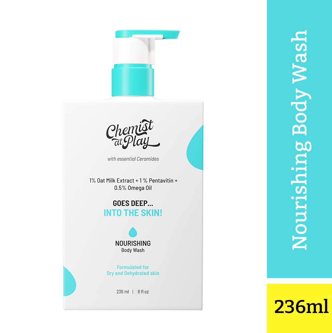 Chemist At Play Nourishing Body Wash 236ml (1% Oat Milk Extract + 1% Pentavitin + 0.5% Omega Oil)