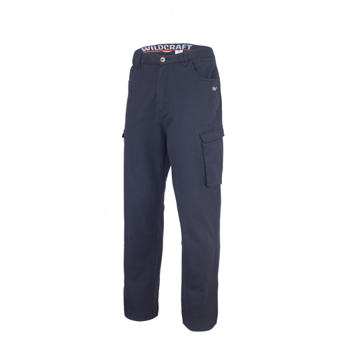 Wildcraft Men's 7-pocket Cargo Pants-Black-L