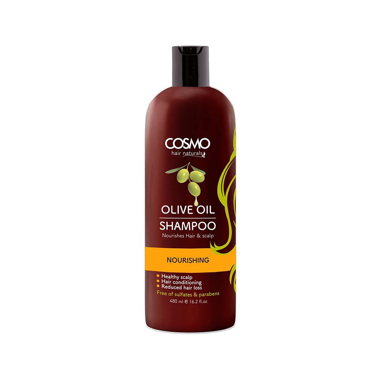 Cosmo Shampoo Olive Oil 480ml