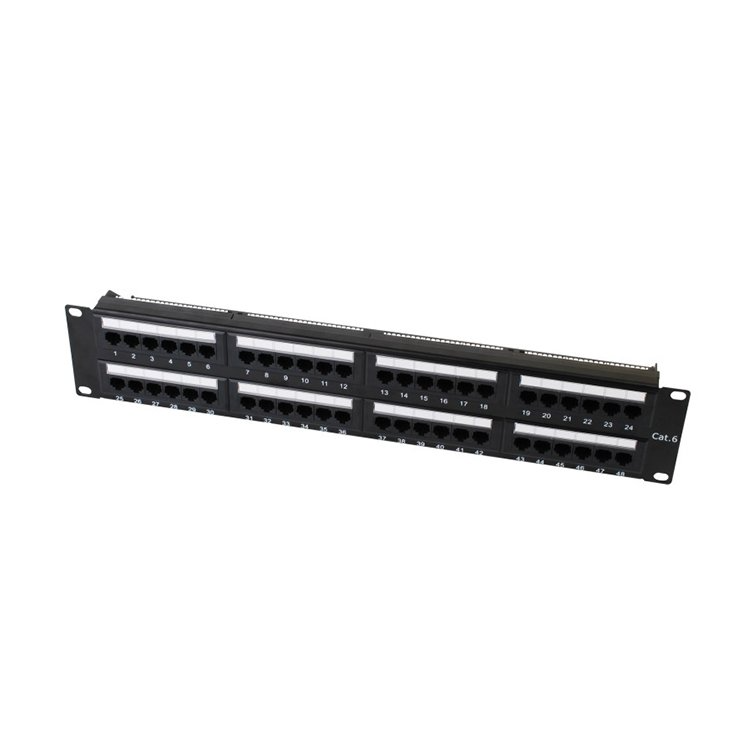 Bolein BLP-2748-C6 - Cat6 UTP 48 Port Patch Panel