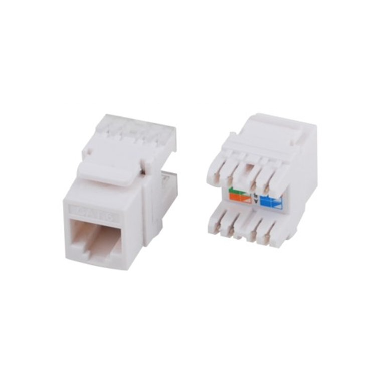 Bolein BLK-1008-C6- Cat6 UTP Keystone Jack 180 Degree
