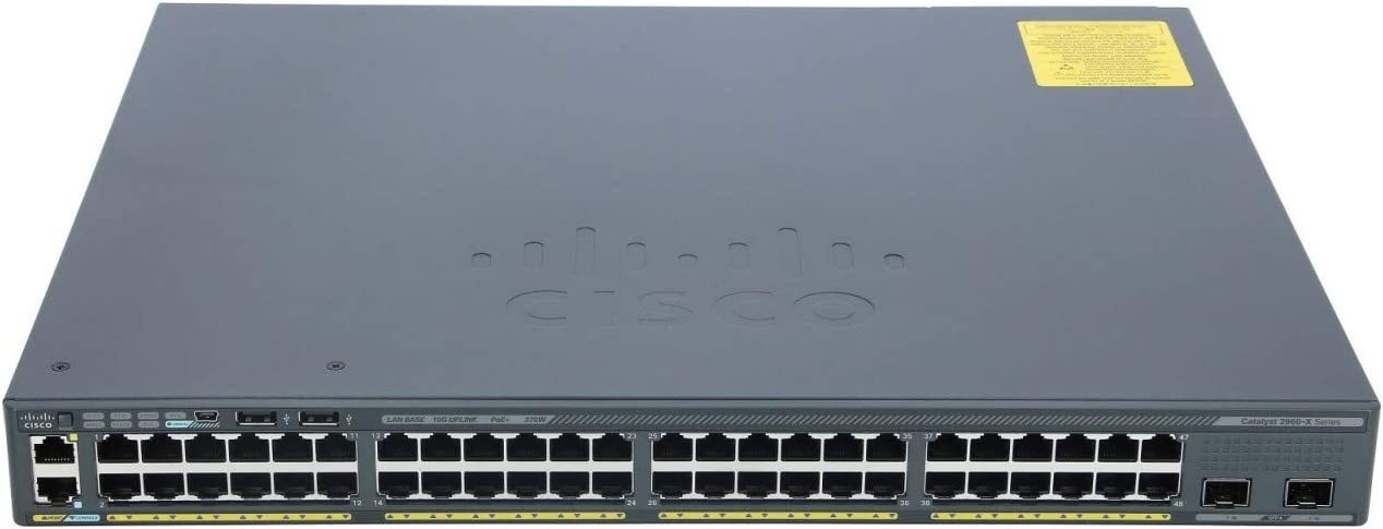 Cisco Catalyst 2960-X Series 48 Port Ethernet Switch with 740 Watt PoE