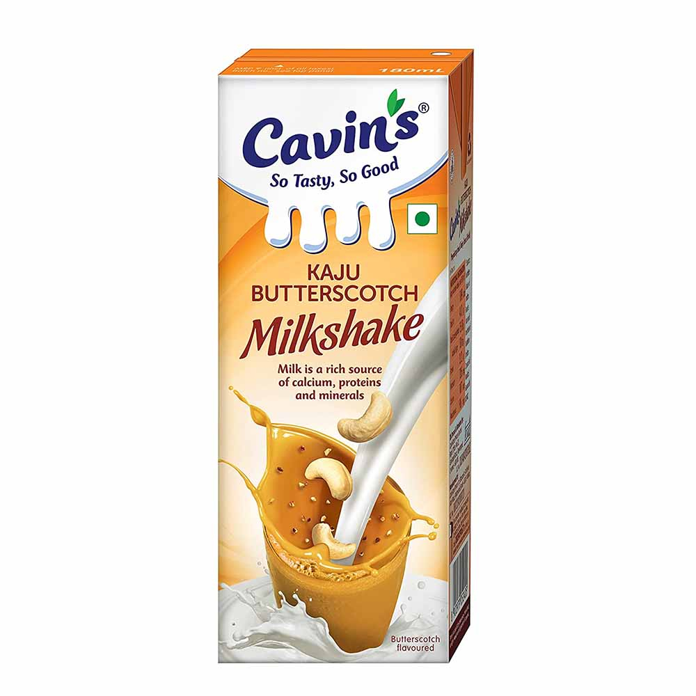 Cavins Kaju Butterscotch Milkshake 180Ml