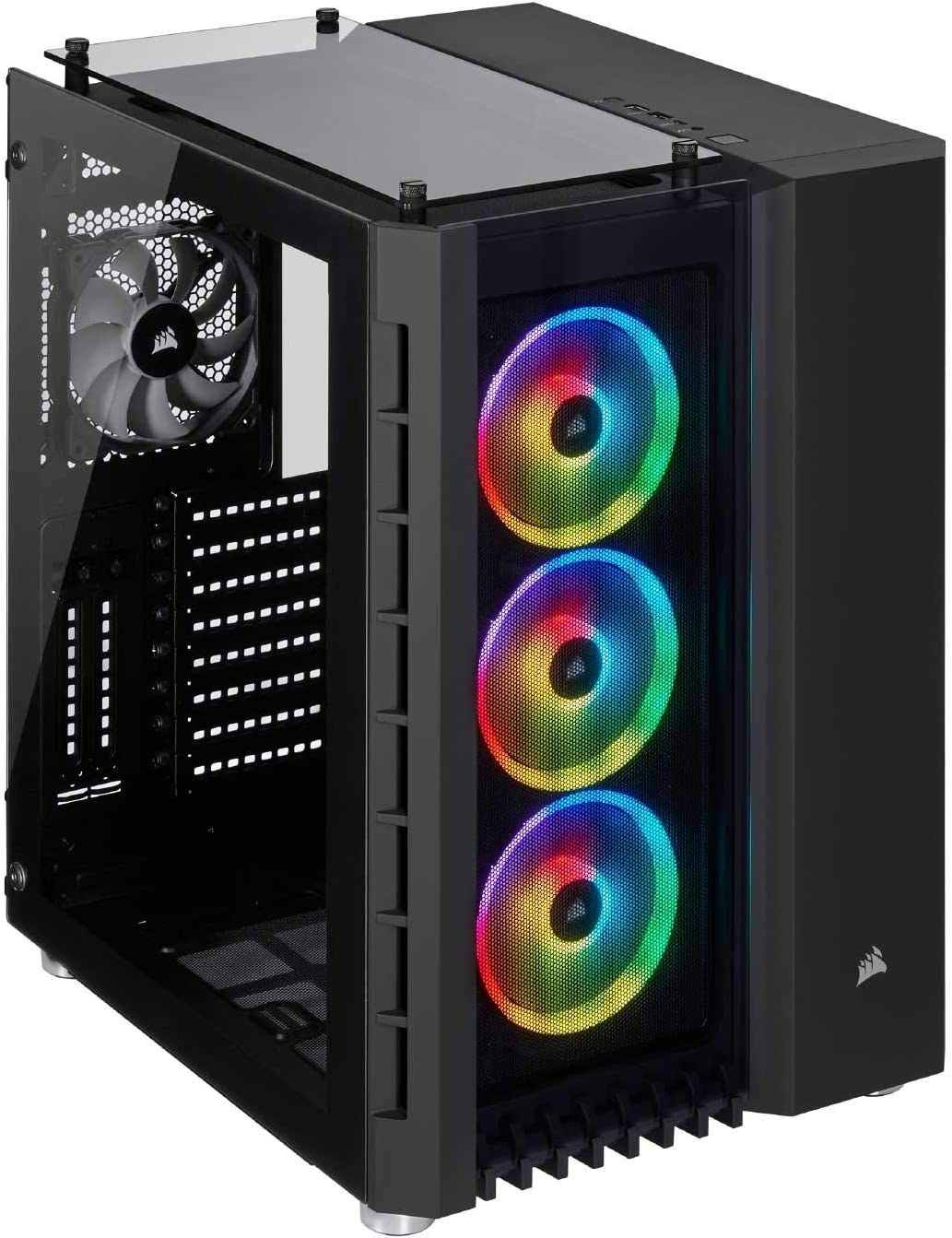 Corsair CC-9011168-WW Crystal Series 680X RGB High Airflow Tempered Glass ATX Smart Case, Black