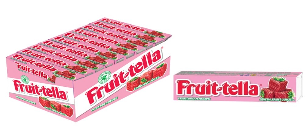 Perfetti Fruit Tella Strawberry Stick – Strawberry Flavor 20 Pcs