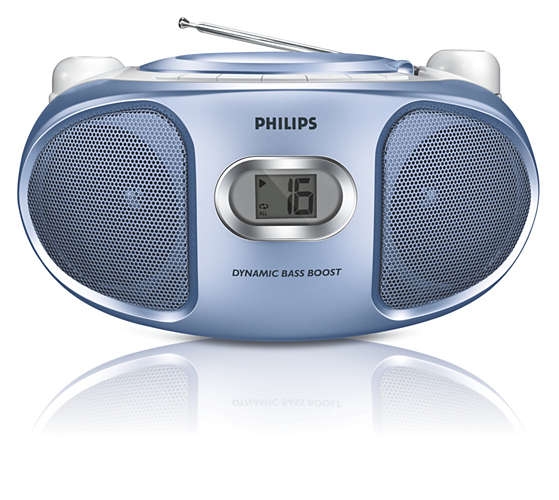 Philips CD Soundmachine AZ102N/98  NAVY BLUE