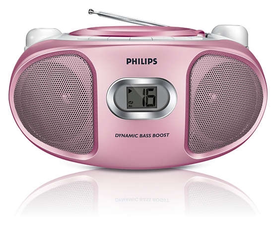 Philips CD Soundmachine AZ102C/12 PINK