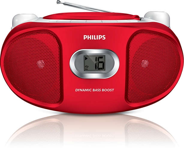 Philips CD Soundmachine AZ102R/98 RED