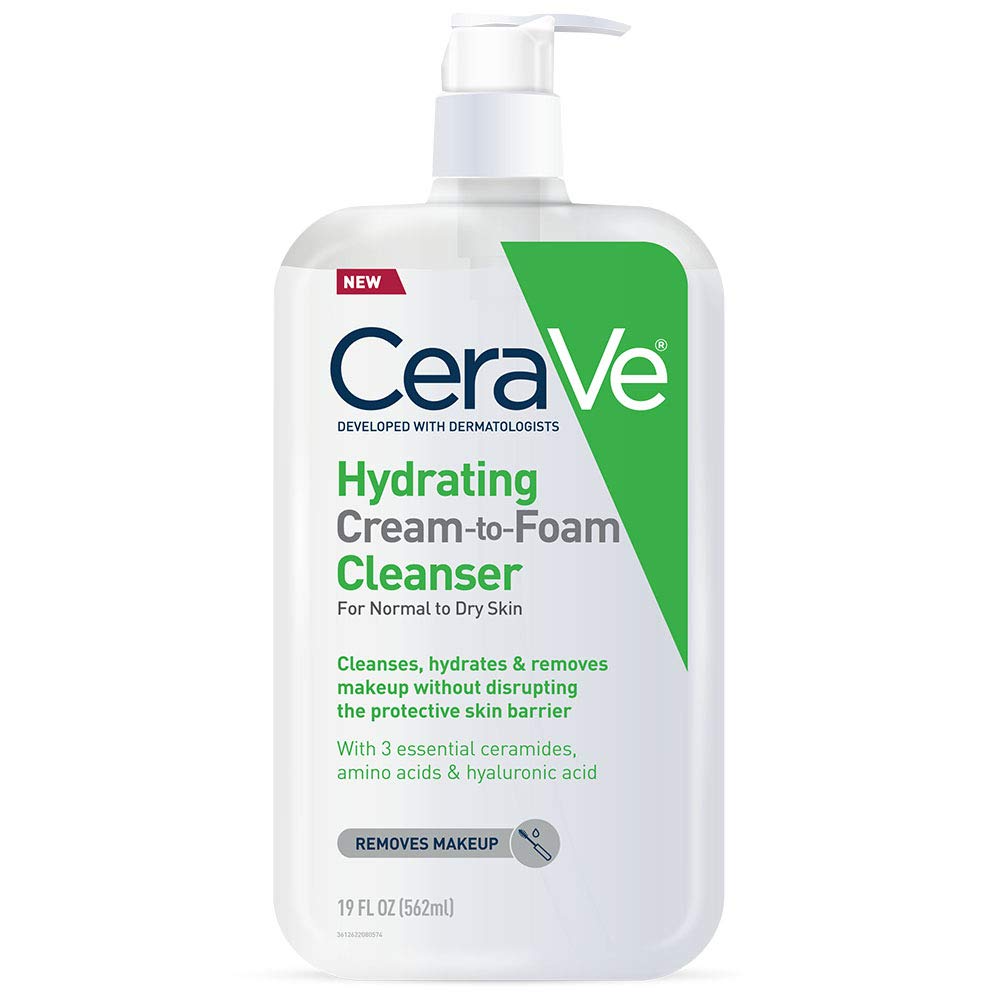 Cerave Hydrating Cream-To-Foam Cleanser 355ml