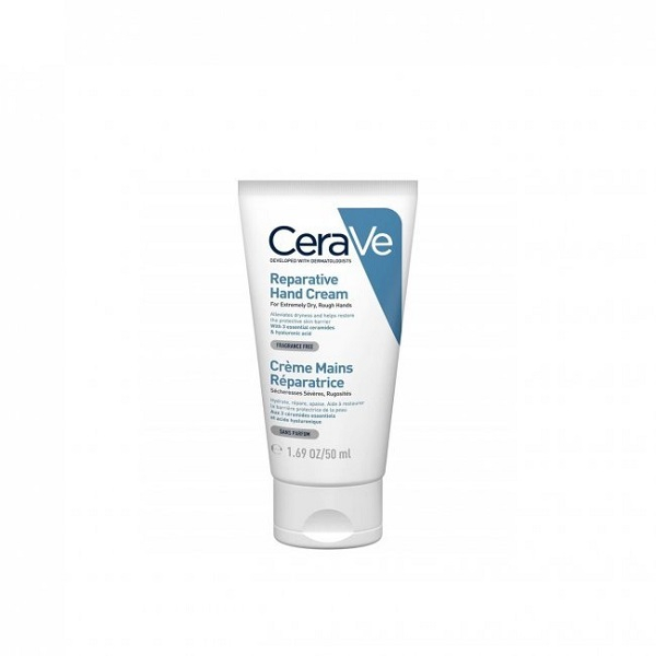 CeraVe Reparative Hand Cream for Dry and Rough Hands 50ml with Glycerin and 3 Essential Ceramides