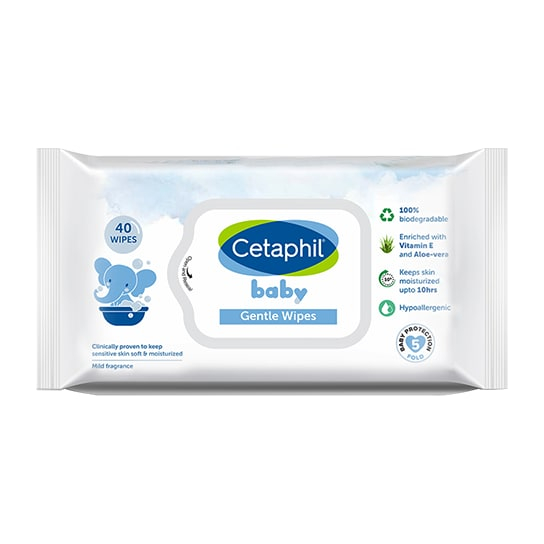 Cetaphil Baby Gentle Wipes 40 wipes