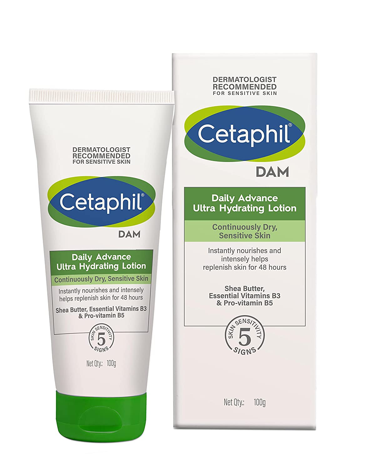 Cetaphil Dam Ultra Hydradrating Lotion - 100 gm