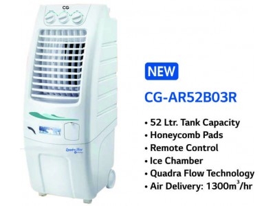 CG Air Cooler 52 Litre AR52B03R - White