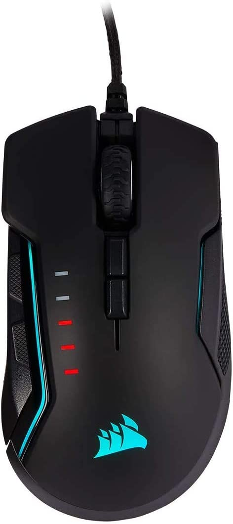 Corsair CS-CH-9302211-AP Glaive RGB Pro Gaming Mouse, Black