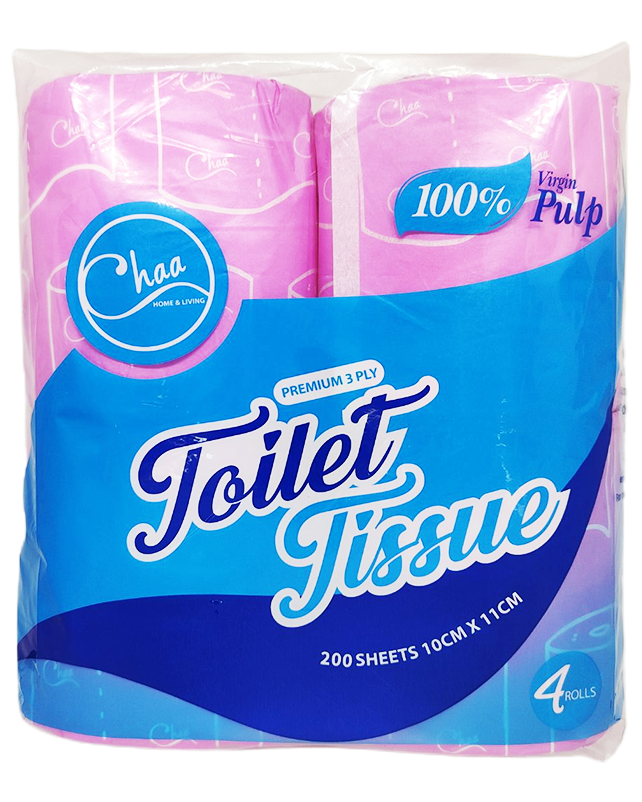 Chaa Toilet Paper Pink 4 Roll