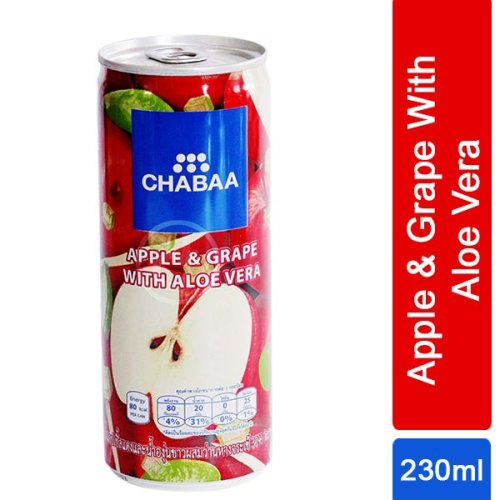 Chabaa Apple & Grape With Aloevera 230Ml