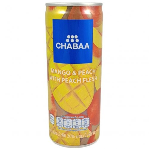 Chabaa Mango & Peach With Peach Flesh 230Ml