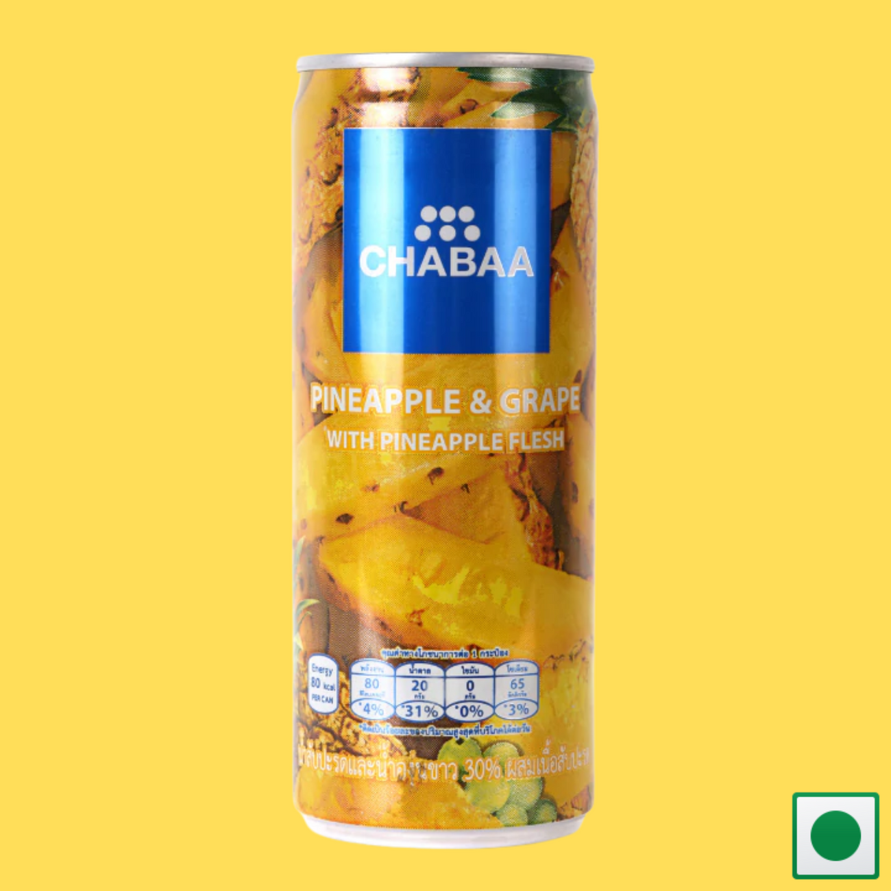 Chabaa Pineapple & Grape With Pineapple Flesh 230Ml