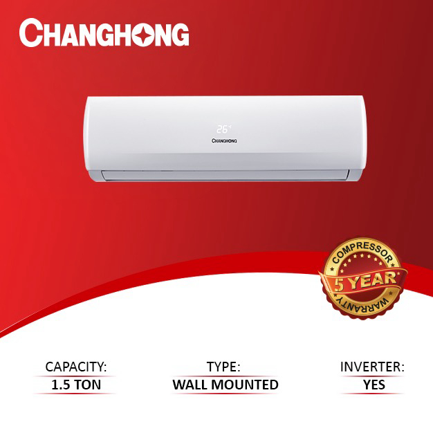 Changhong Spit Inverter Air Conditioner CSDH-180A 1.5 Ton