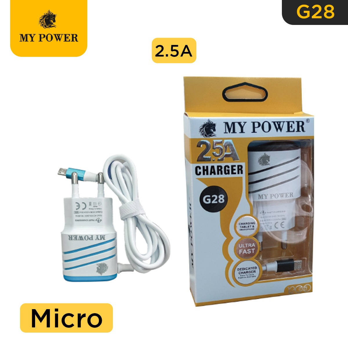 My Power Charger 2.5a 2 Usb Mc-G28