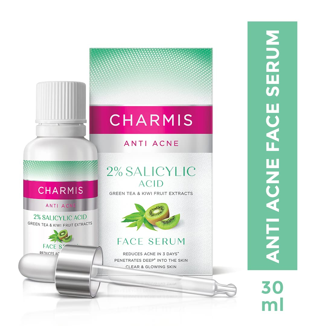 Charmis Anti Acne Face Serum with 2percent Salicylic Acid 30ml