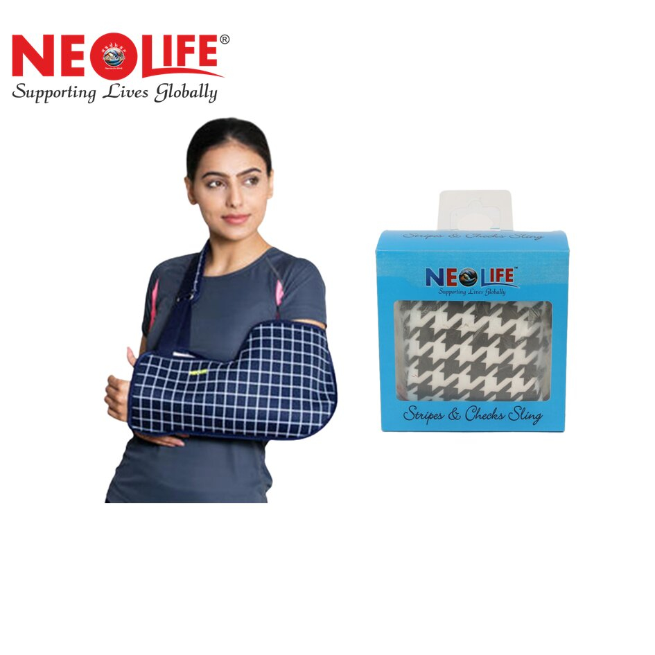 Neolife Arm Sling Stripes & Checks