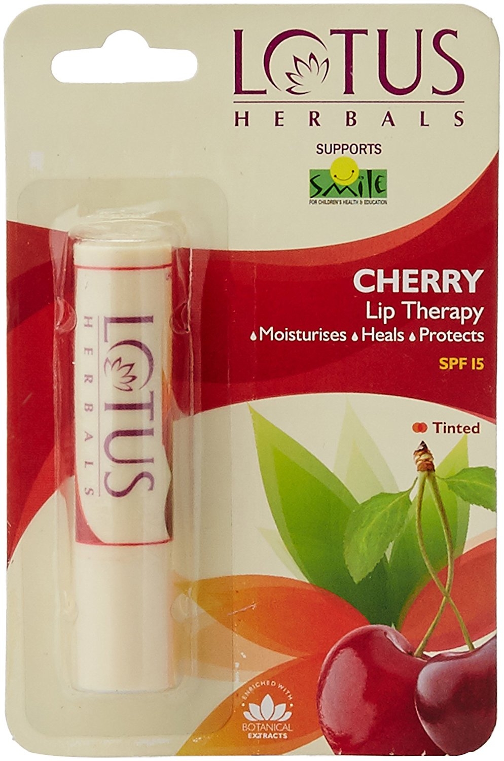 Lotus Herbal Lip Therapy - Cherry 4g