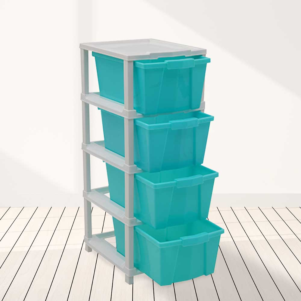Supreme Chest Trolly (Aqua Blue)