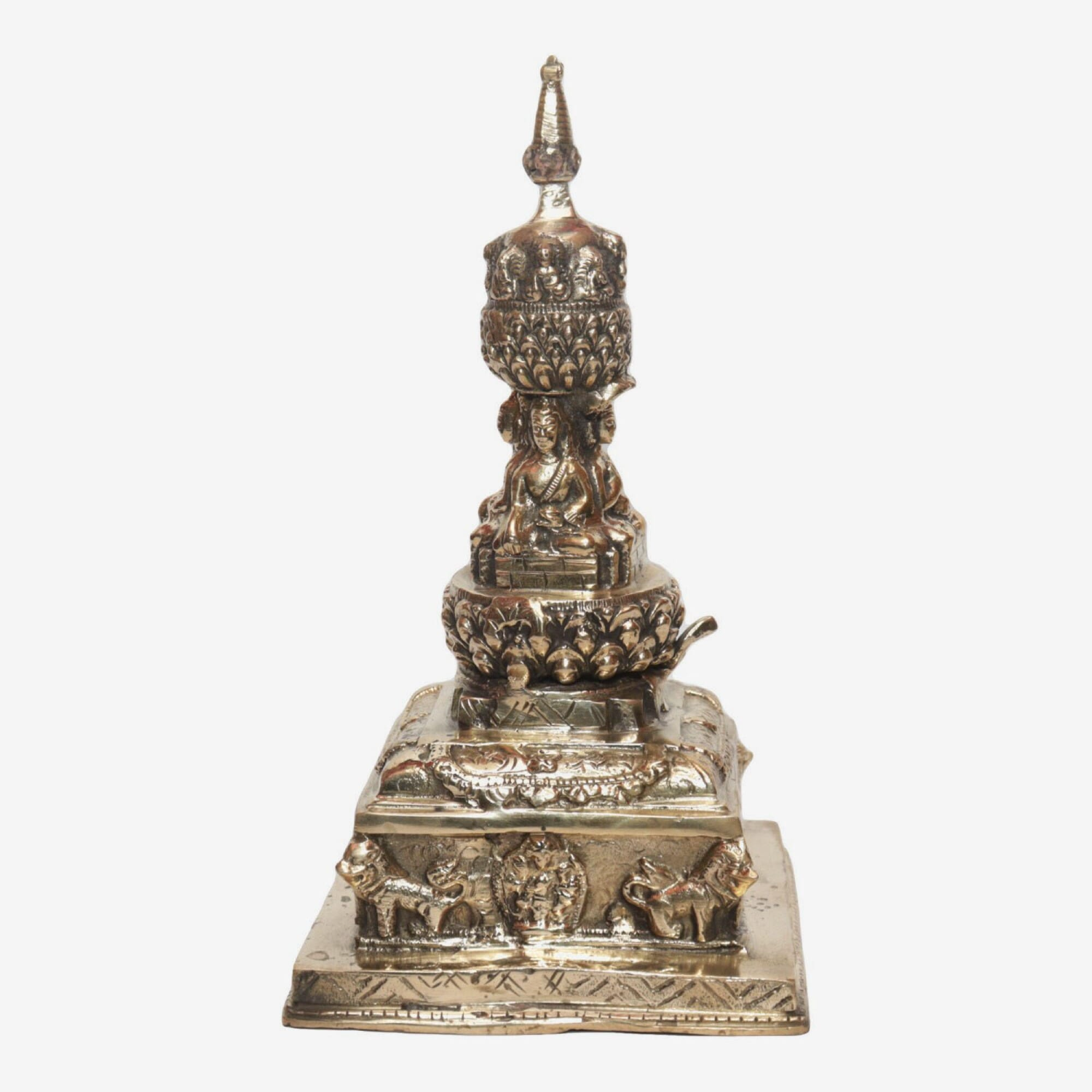 Seven Chakra Handicraft - Chiba Dya(stupa) Statue 23 Cm 2.23 Kg