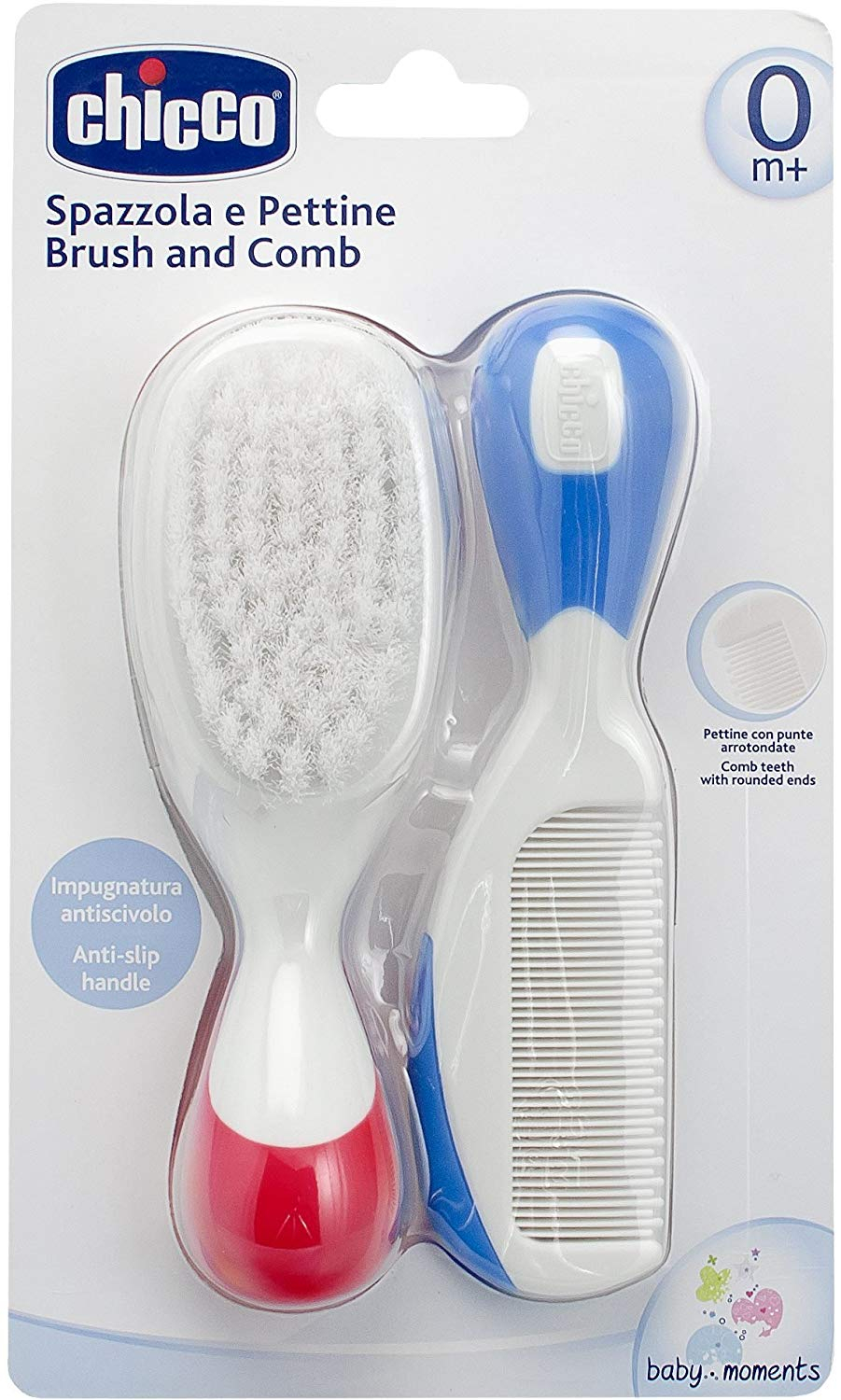Chicco Brush In Nylon And Comb Set