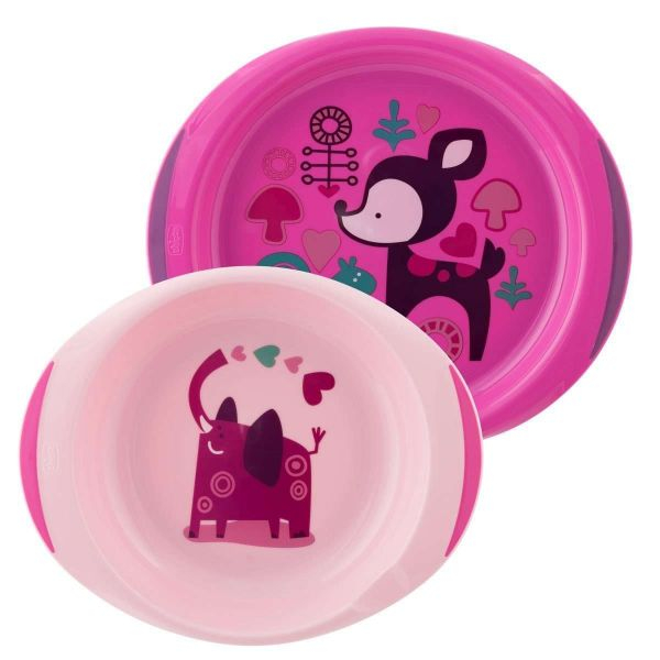 Chicco Dish Set  12m+ Girl Neutral 