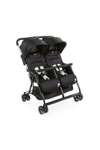 Chicco Ohlala Twin Stroller Black Night - Ohlala Twin Comfort and Smartness for Two