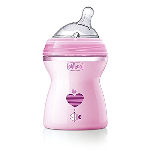 Chicco Natural Feeling Regular Flow Feeding Bottle Pink 250ml