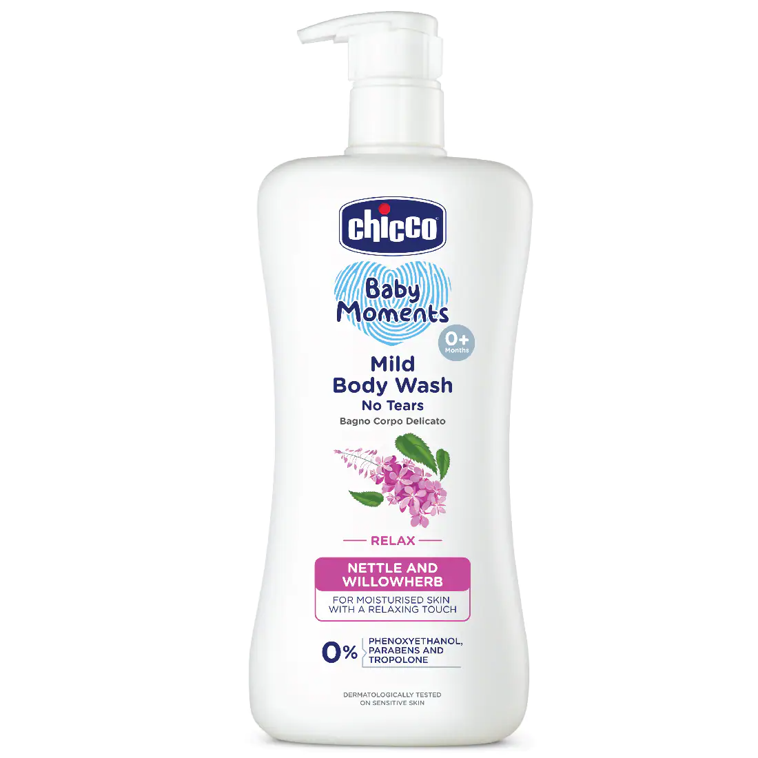 Chicco Baby Moments Mild Body Wash Relax (500ml)