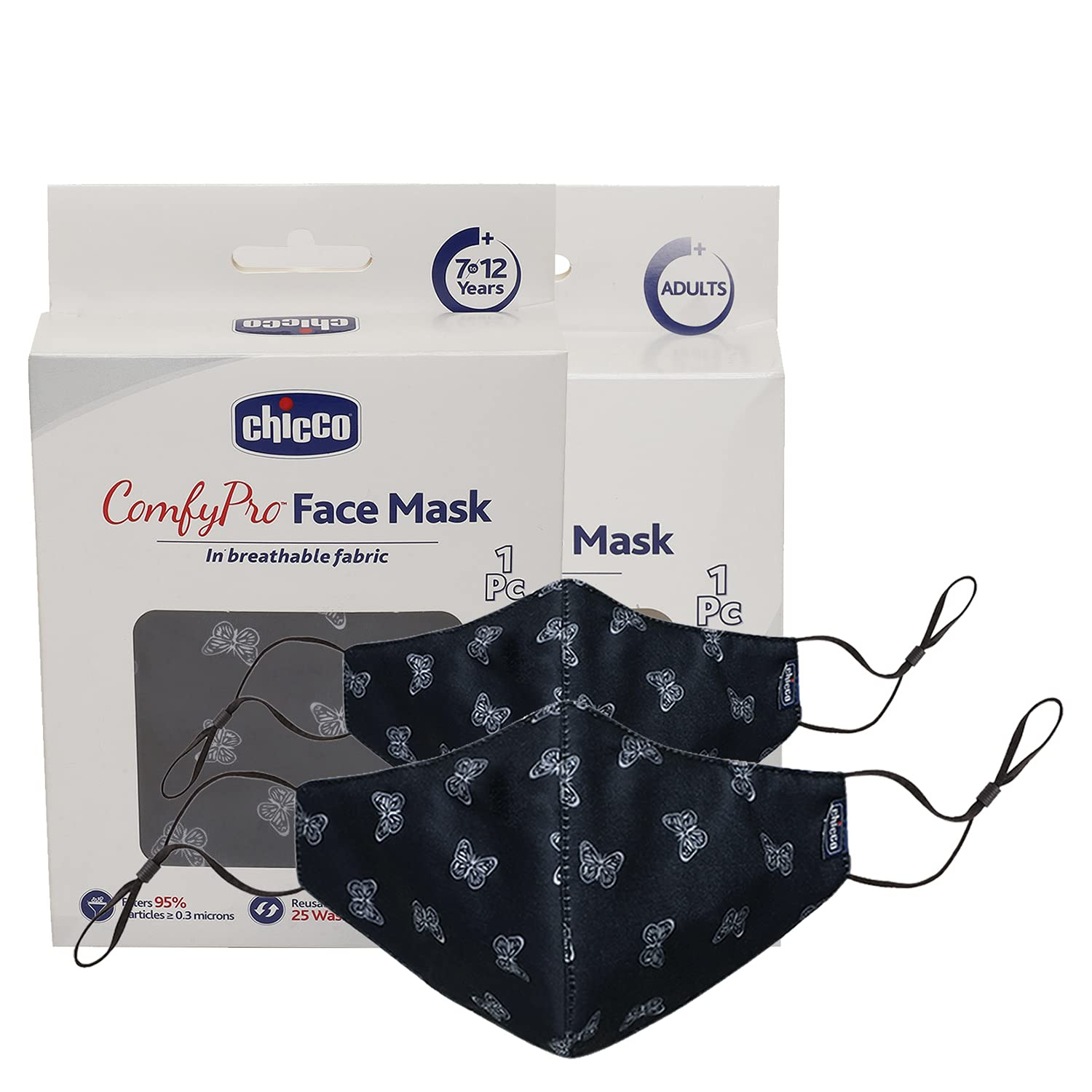 Chicco Face Mask Butterfly Small Large Adults 2 Pic