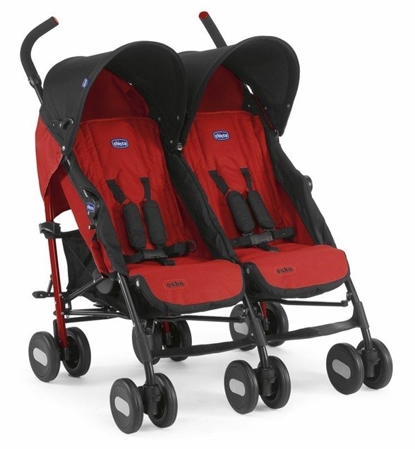 Chicco Echo Twin Stroller Garnet