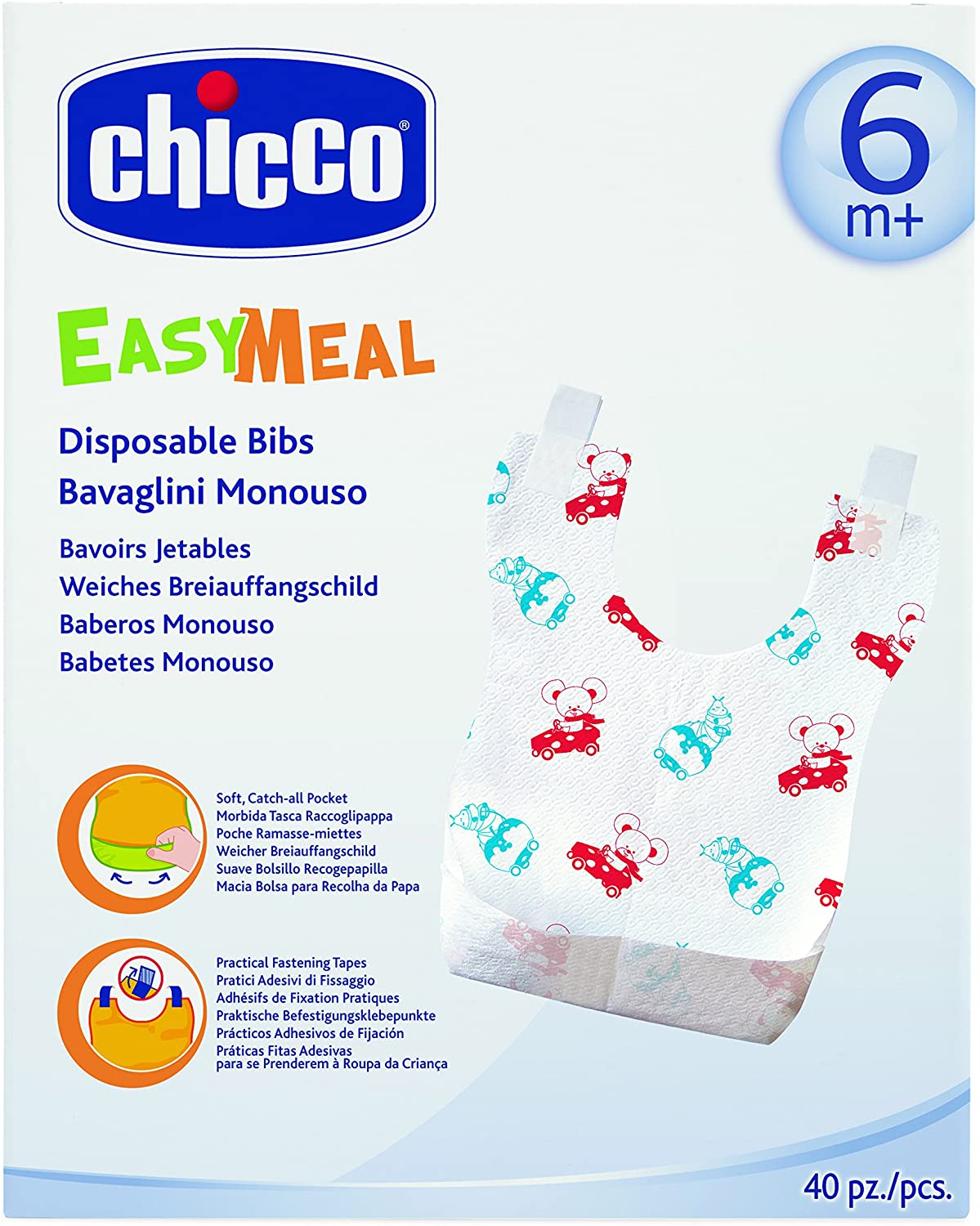 Chicco Disposable Bibs Set of 40