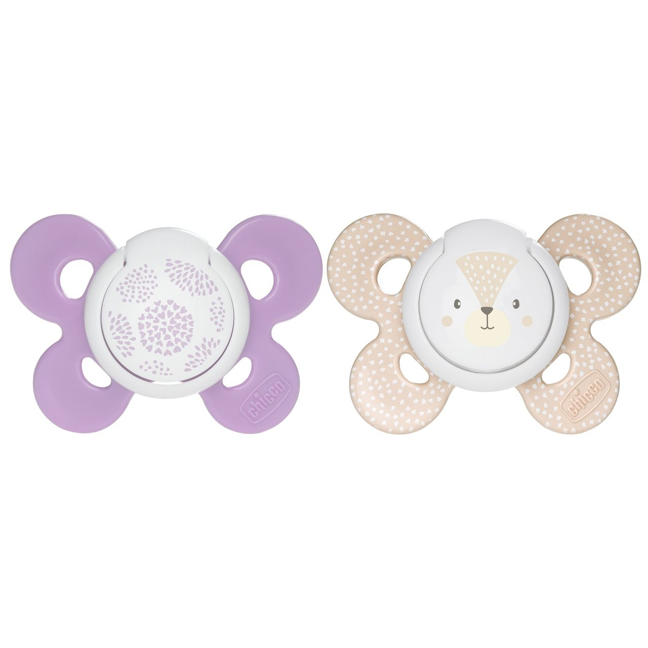 Chicco Soother Comfort Girl SIL 6-16M 2PC C
