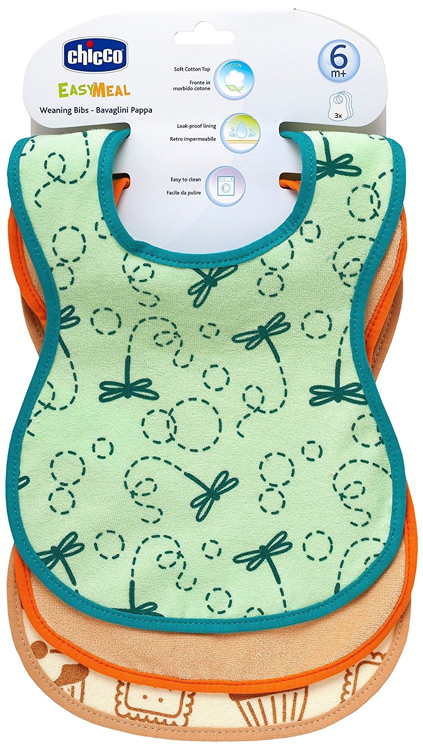 Chicco Weaning Bibs, Pieces 3