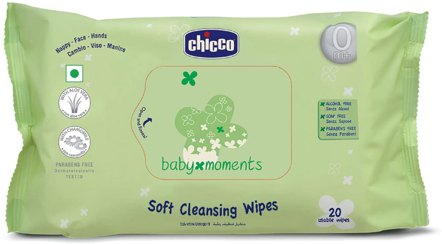 Chicco Wet Wipes 20 Pcs In